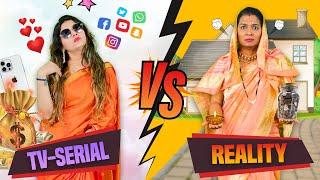 TV Serial Wali Bahu Vs. Real Life Wali Bahu | Part 3 | @4heads_ | Comedy Video