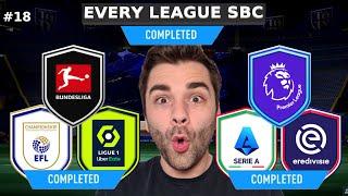 COMPLETING EVERY LEAGUE SBC!