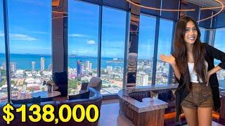 $138,000 (4.7M THB) Pattaya Brand-New Condo with Beautiful Sky Lounge & Swimming Pool