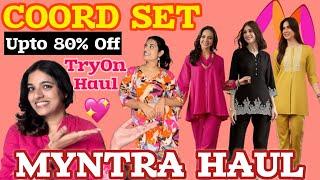 Myntra Coord Set Haul | Big Fashion Sale | Upto 80% Off | Stylingwithshivani #myntrahaul