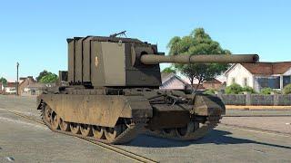 War Thunder: FV4005 British Tank Destroyer Gameplay [1440p 60FPS]