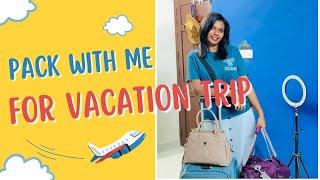 Packing for Vacation trip️|Journey with Beulin|#video #travel #trip #explore