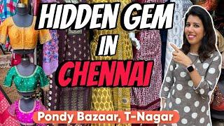 Hidden Gem in Chennai | Hidden Gem in Pondy Bazaar T-Nagar | Blouse Collection