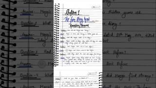The fun they had️ | Class 9th english prose chapter 1 | Handwritten notes with pdf | #notes
