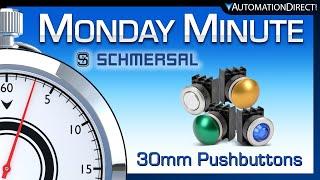 Schmersal 30mm pilot devices - Monday Minute at AutomationDirect