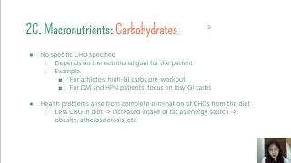 Nutritional Biochemistry Part 2: Dietary Requirements & Nutritional Disorders