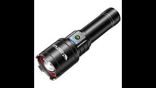 Smiling Shark 10000 Lumens Torch Rechargeable Flashlight Super Bright-7004