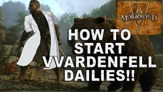 ESO MORROWIND EP 4: HOW TO START VVARDENFELL DAILIES!! MORAG TONG MOTIF'S N NEW SETS!!