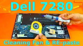 Dell Latitude 7280 | Fan cleaning & RE-paste Thermal Liquid