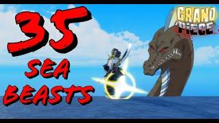 Farming 35 Sea Beasts in Grand Piece Online - [GPO]