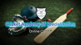 Online Cricket Practice | Cricket Practice in COVID Situation | Cricket Academy of Specialisation |