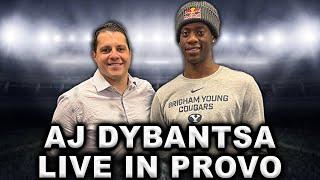 AJ Dybantsa EXCLUSIVE interview LIVE in PROVO: Why he chose BYU, truth on NIL, next year team + MORE