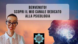 Benvenuto sul mio canale dedicato alla psicologia! Mi presento.