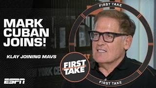 Mark Cuban on Mavericks with Klay joining Kyrie & Luka, state of the NBA & Shark Tank  | First Take