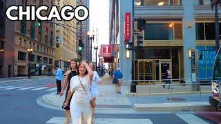 Chicago  Walking Tour - Union Station to Ohio Street Beach on Tuesday | June 18, 2024 | 4k Video