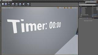 Unreal Engine 4. Blueprint. Урок 12. Таймер обратно отсчёта. Countdown timer