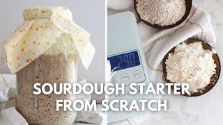 Simple Sourdough Starter Tutorial // GET READY TO BAKE SOURDOUGH