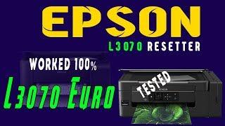 Epson L3070 EURO Resetter ,L3070 EURO Resetter Tested worked 100%