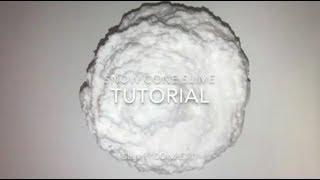 How to make cloud slime without snow powder !