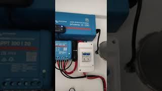 Small Victron solar system 250W