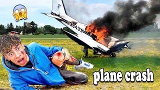 AIRPLANE CRASH | Ferran's Plane Is Going Down, Goodbye! ( The Royalty Family, Salish, Nastya)