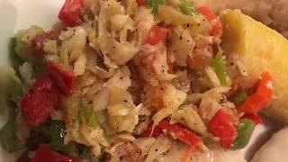 JAMAICAN SALT FISH RECIPE | HOW TO MAKE SALT FISH (CODFISH RECIPE)