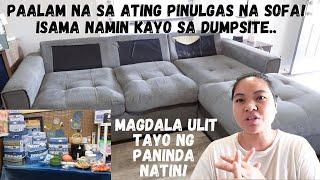 BUHAY AMERIKA: ITATAPON NA YUNG SOFA NA MAY PULGAS . DAAN DIN TAYO SA SARI-SARI STORE NATIN