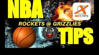 NBA Betting Line for today - Houston Rockets @ Memphis Grizzlies