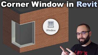 Adaptive Corner Window in Revit Tutorial