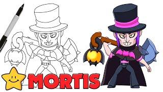 How To Draw MORTIS | Brawl Stars | Step By Step | Tutorial