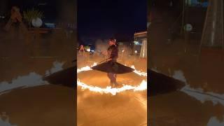 Feuershow Pyramids in Giza #travel #pyramids #egypt #giza #anubis