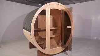 Smartmak Outdoor Barrel Sauna（2-3 Person）