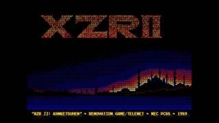 [NEC PC88] - "XZR II: Kanketsuhen" - Intro