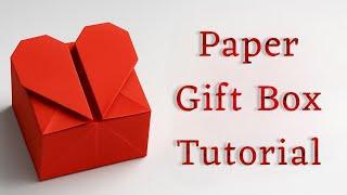 How to make paper gift box || origami gift box