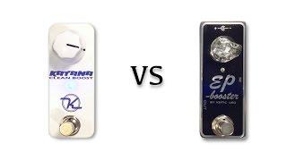 Keeley Katana Clean Boost vs EP Booster