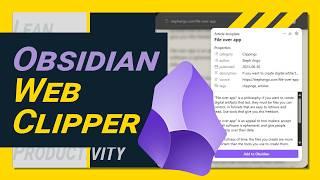 The Obsidian Web Clipper: A Game Changer for Research & Note-Taking