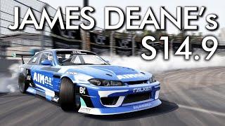 JAMES DEANE'S 2JZ SILVIA S14.9 on VDC BIKERNIEKI | Assetto Corsa Logitech G29 Gameplay