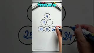 TESTE DE QI#matematica #concursos #raciociniologico #aulas