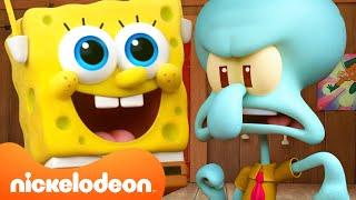 SpongeBob's Biggest Mood Swings  | Kamp Koral | Nickelodeon UK