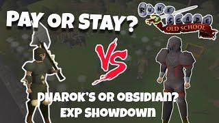 Pay or Stay #19 | Dharok's vs Obsidian Armor | OSRS NMZ
