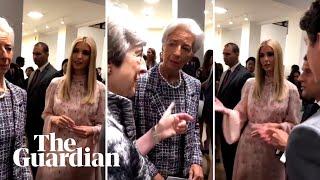 Ivanka Trump seen chatting with Macron, Trudeau, Lagarde and May