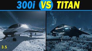 Star Citizen: 300i VS Titan - Multi purpose light cargo haulers.