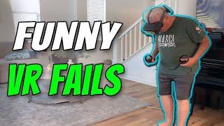 Funny VR Fails of all time - Funny Fails 2024 #funny #fails #viral