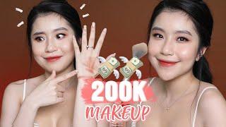 MAKEUP CĂNG BÓNG VỚI CÁC SẢN PHẨM DƯỚI 200K ?  | Quỳnh Thi