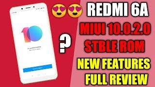 Redmi 6a MIUI 10.0.2.0 Stable Rom,New Features, Full Review | Redmi 6a MIUI 10 Stable Update