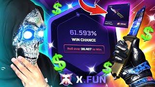 HUGE %0.1 KNIFE PULL ON XFUN !! NEW CS2 / CSGO GAMBLING SITE OF 2024! (XFUN FREE PROMO CODE 2024)