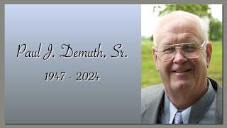 Funeral Mass for Paul J. Demuth, Sr., January 4, 2025 at 10:00 am