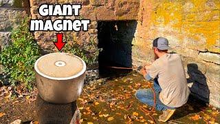 Creepy Tunnel Led Us to an Absolute *HONEY HOLE*!!! (Magnet Fishing)