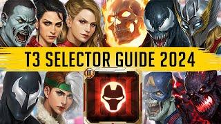 FREE TIER 3 SELECTOR RANKING (1st to 31st) BF 2024 - Marvel Future Fight