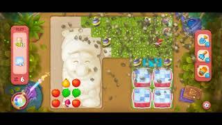 Gardenscapes Level 1829 [No booster] [Hard Level] #androidgameplay #powerseekers #gardenscapesgame